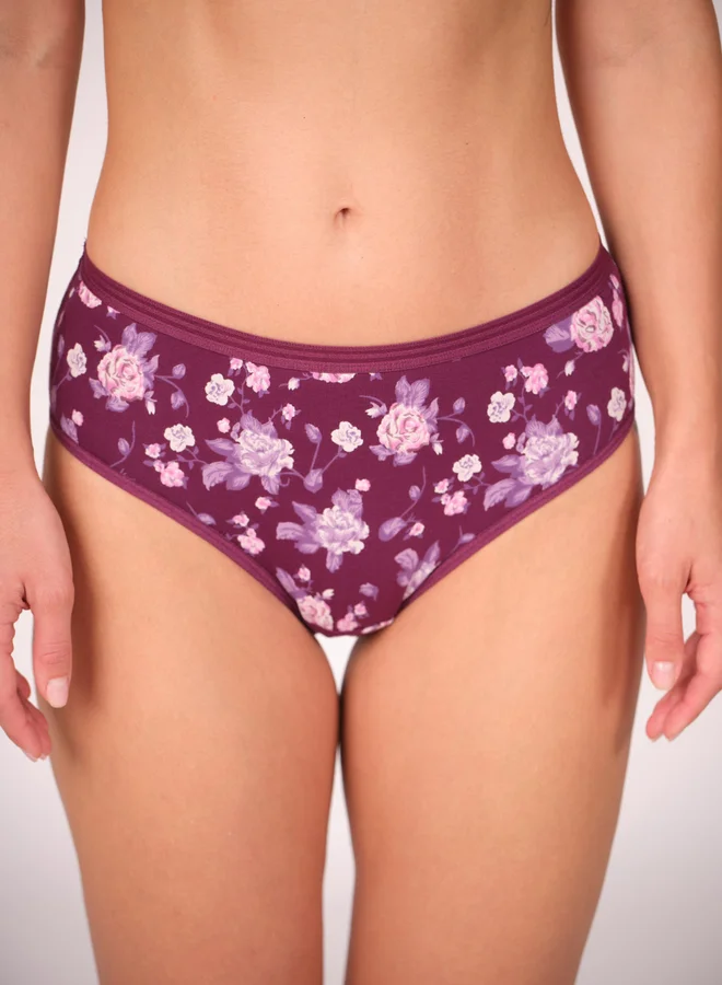 مونس آند مارس عبوة من  - سراويل داخلية نسائية بطبعة زهور